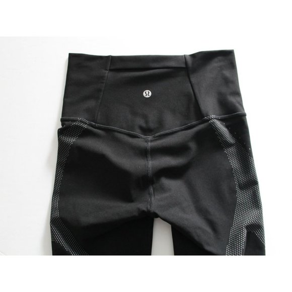 Lululemon Mapped Out High-Rise Tight 28" Black Glacier Grey Size 4 - Picture 7 of 11